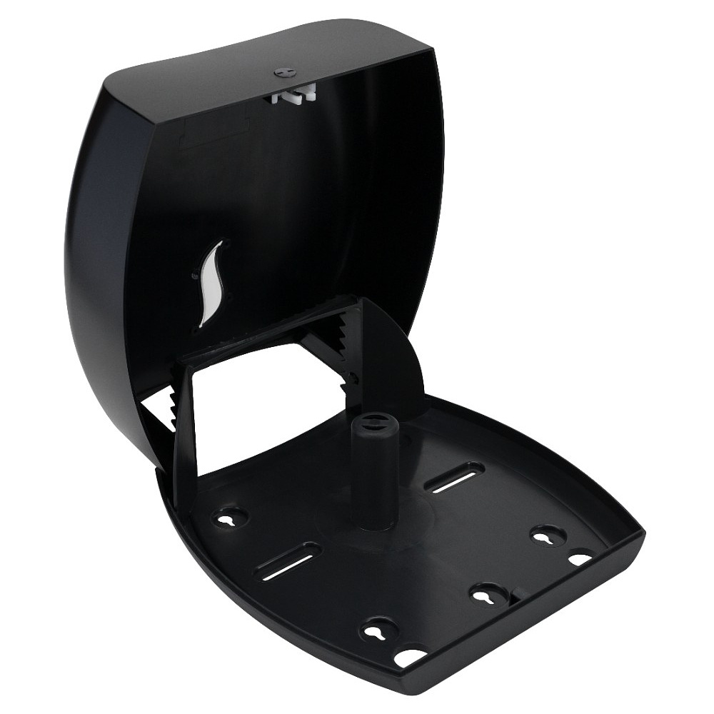 Диспенсер для туалетной бумаги в больших и средних рулонах BXG-PD-8002В, ABS-пластик, черный - 2