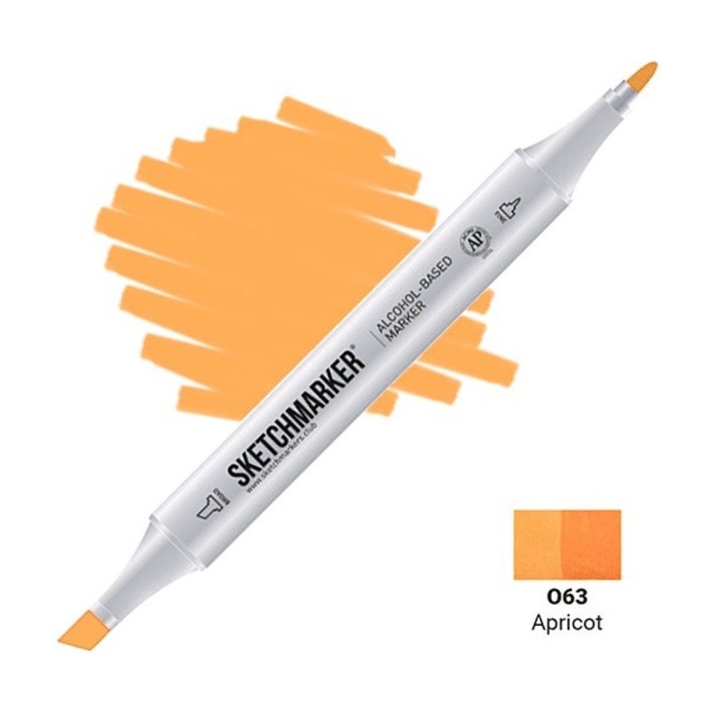 Маркер художественный "Brushmarker", двухсторонний, O63 абрикос