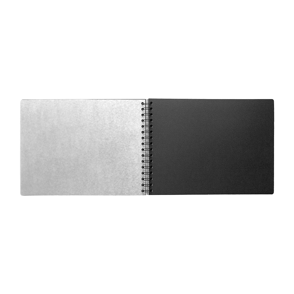 Скетчбук для пастели "GrafArt" с калькой, 270 г/м2, А4, 20 листов, черный - 2