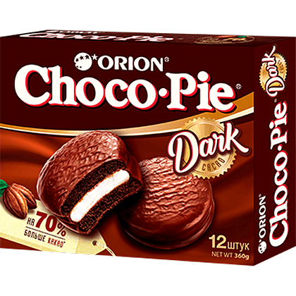 Печенье «Choco Pie Dark» в глазури, 360 гр 