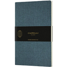 Блокнот Castelli Milano "Harris Maple Red", A5, 32 листа, линейка, серый