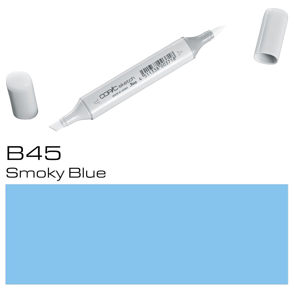 Маркер перманентный "Copic Sketch", B-45 дымчатый синий