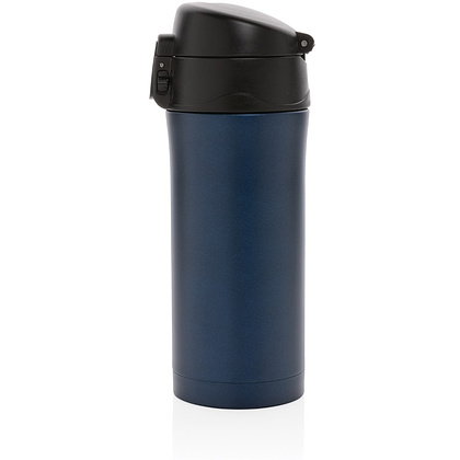 Кружка термическая "Easy Lock Metallic", металл, полипропилен, 300 мл, синий - 3