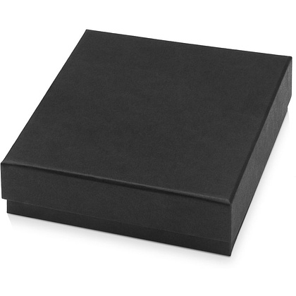 Коробка подарочная "Smooth M" для ручки и блокнота A6, черный