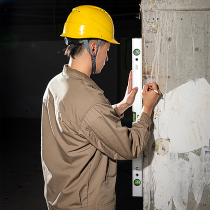 Уровень строительный Deli YS EDL700800B, 800 мм, магнит, алюминиевый сплав - 5