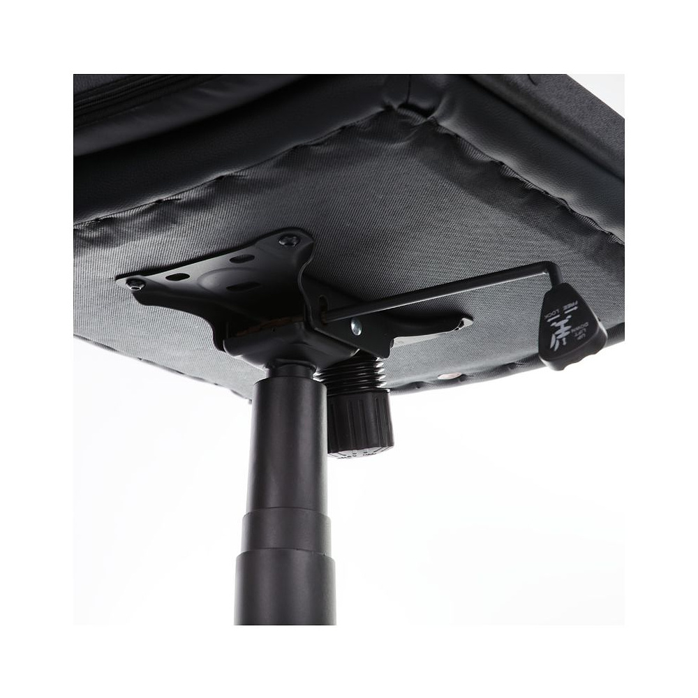 Кресло для персонала Helmi HL-M03 "Referent", экокожа, пластик, черный - 7