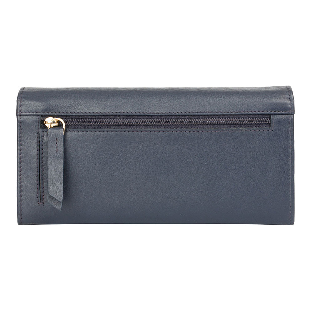 Кошелек "Monaco Navy", кожа, темно-синий - 5