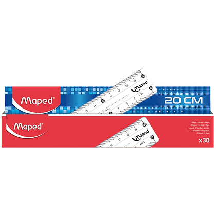 Линейка Maped "Кристалл", 20 см, прозрачный - 2