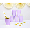 Стакан бумажный, 6 шт, 220 мл, светло-фиолетовый - 2
