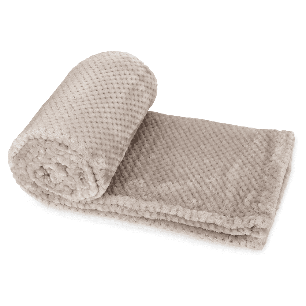 Плед "Фолд", полиэстер., бежевый