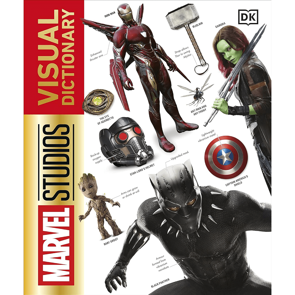 Книга на английском языке "Marvel The Visual Dictionary", Adam Bray