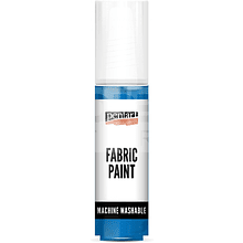 Краски для текстиля "Pentart Fabric paint", синий, банка