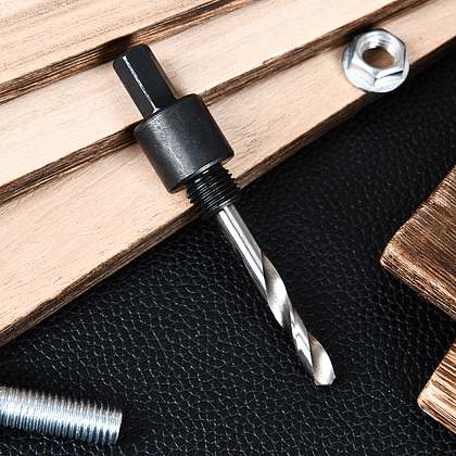 Адаптер для коронок Deli YS EDH-SKZ002-E1-E1, с центрирующим сверлом, 32-230 мм - 5