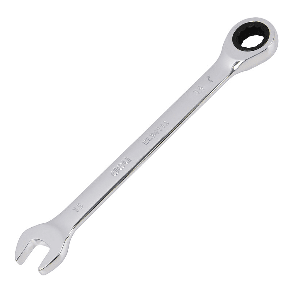 Ключ комбинированный Deli YS EDL34113, 13 мм, с трещоткой, 72 зуба