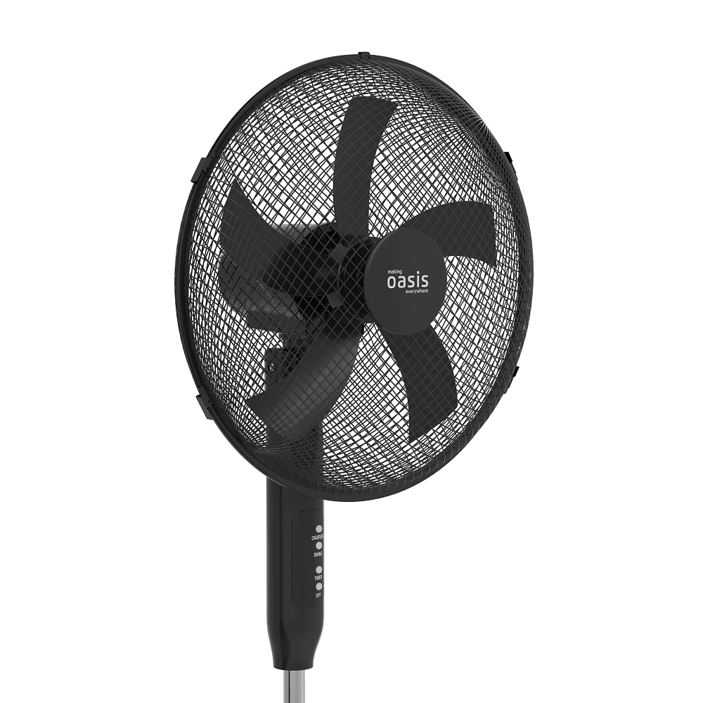 Электровентилятор напольный Оasis "VF-40TMB", черный - 4