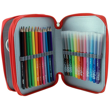 Пенал Maped "Cars", 2 отделения, с наполнением - 3