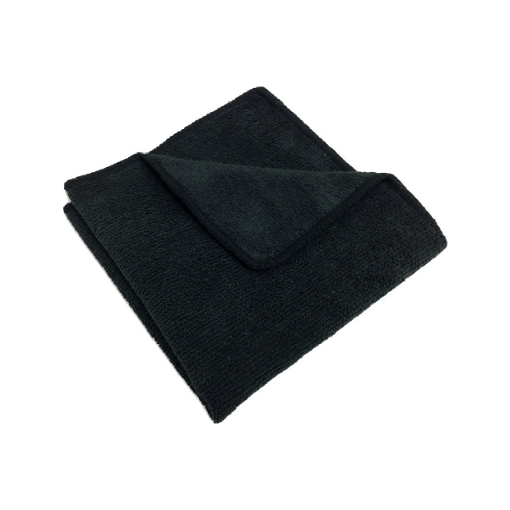 Салфетка из микроволокна, 190 г/м2, 30х30 см, черный, без упаковки