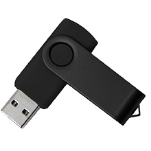 USB Flash накопитель 2.0 "Dot", 16 Gb, черный