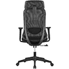 Кресло для руководителя SitZone U-090A, сетка, ткань, пластик, черный, -30% - 5