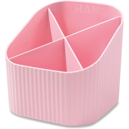 Подставка для канцелярских мелочей Han "Re-X-Loop", пастельный розовый 