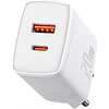 Сетевое зарядное устройство Baseus "CCXJ-B02", Compact Quick Charger USB+Type-C 20W, белый - 2