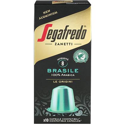 Капсулы "Segafredo" Brasile для кофемашин Nespresso, 10 порций