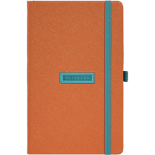 Блокнот "Shell tangerine", А5, 96 листов, оранжевый, срез голубой