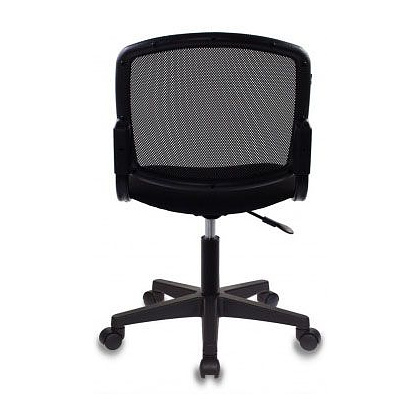 Кресло для персонала "Бюрократ CH-296NX", ткань, пластик, черный - 2