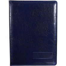 Папка на подпись, с карманом, синий