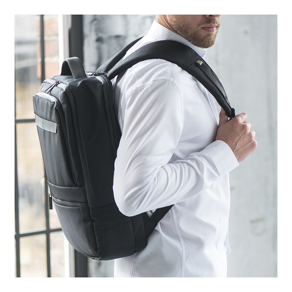 Рюкзак для ноутбука "Vector", черный - 6