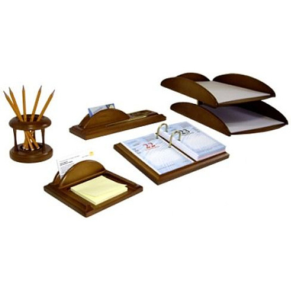 Набор письменный "Директор", вишня