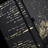 Блокнот "Total Black twilight gold", А5, 96 листов, линейка, на резинке, черный, золотистый - 4