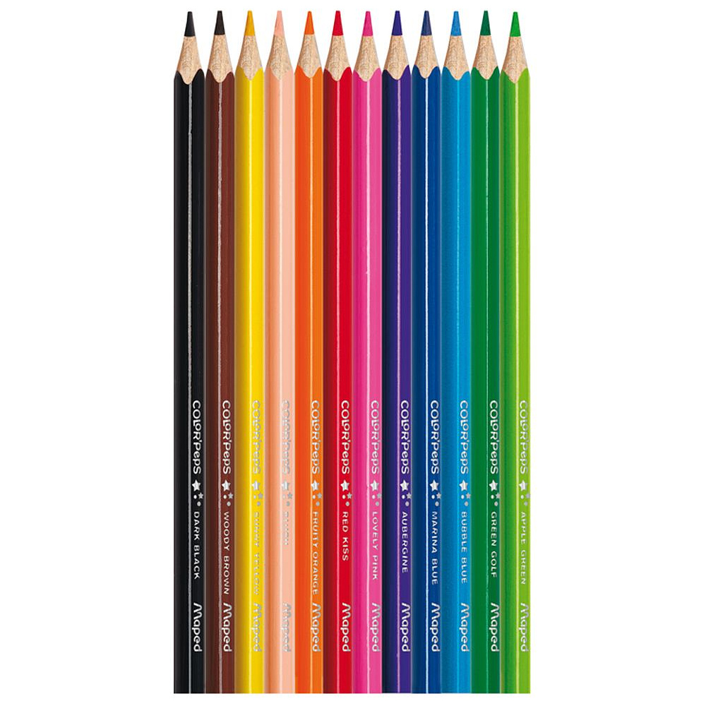 Цветные карандаши Maped "Color Peps", 12 цветов - 2