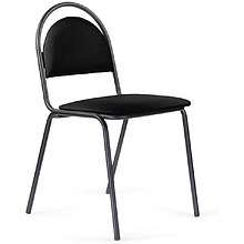 Стул для посетителей Фест UTFC Стандарт BL, Z11, кожзам, металл, черный