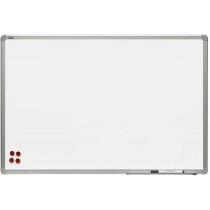 Магнитная доска с полимерным покрытием 2×3 "Alu23", 90x120 см