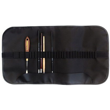 Пенал-органайзер "Малевичъ" для кистей, 26х48, черный - 3