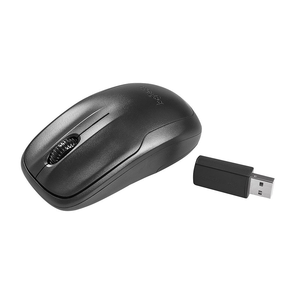 Клавиатура + мышь Logitech "MK220", беспроводная, черный - 4
