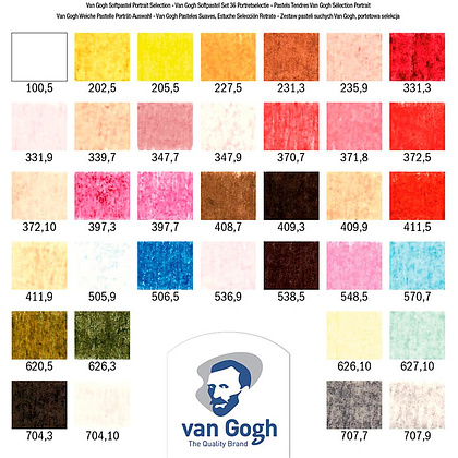 Набор мягкой пастели "Van Gogh", 36 цветов - 3