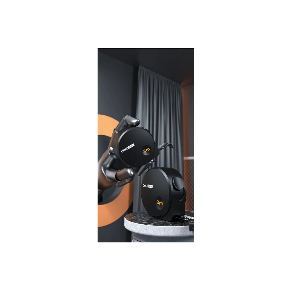 Набор ручного инструмента Deli HS EHT0006, 6 предметов, Soft Touch, черный - 13