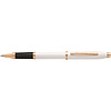 Ручка роллер "Century II Pearlescent White Lacquer", 0,7 мм, жемчужный, розовое золото, стерж. черный - 2