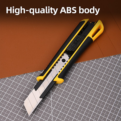 Нож строительный Deli YS EDL003H, 18 мм, универсальный - 3