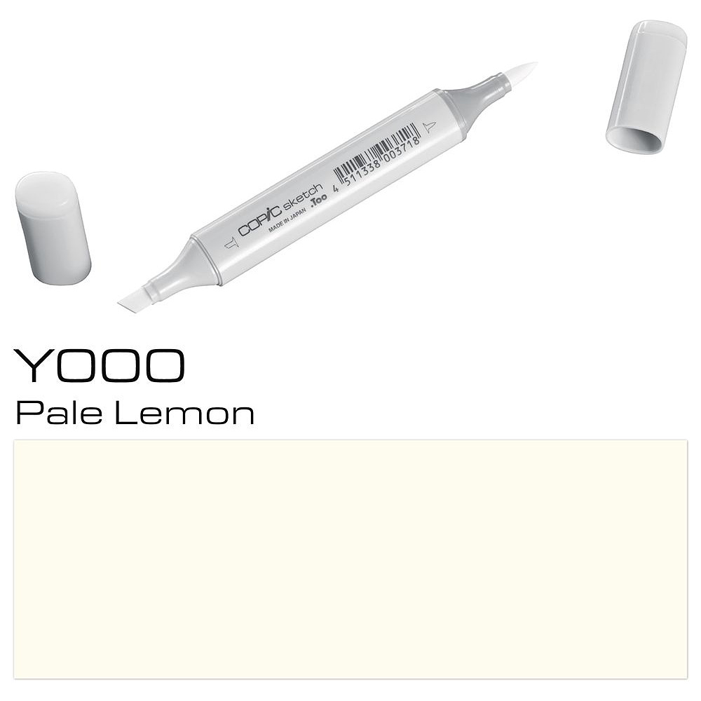 Маркер перманентный "Copic Sketch", Y-000 бледно-лимонный