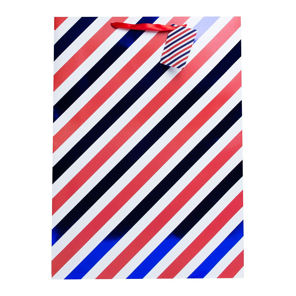 Пакет бумажный подарочный "Занавес", 33x45.7x10.2 см, ассорти