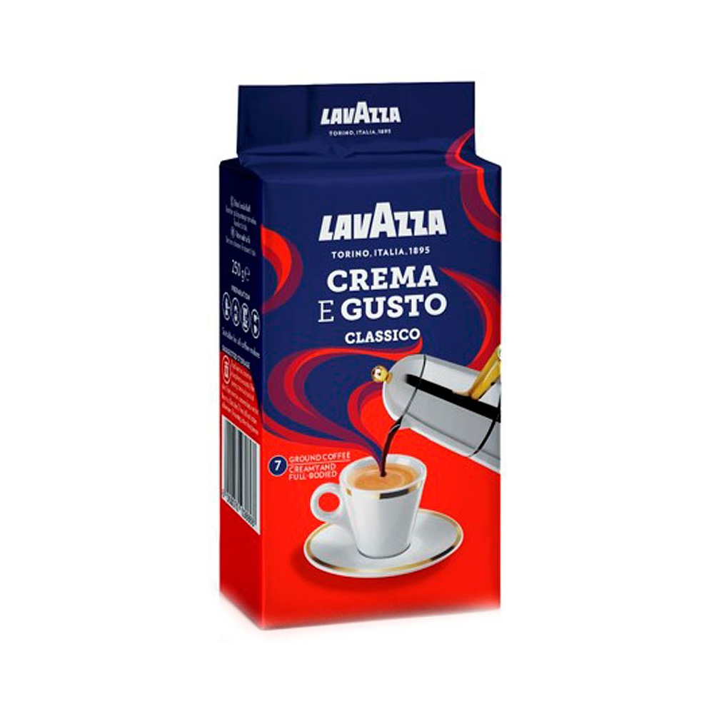 Кофе "Lavazza" Crema e Gusto, молотый, 250 г