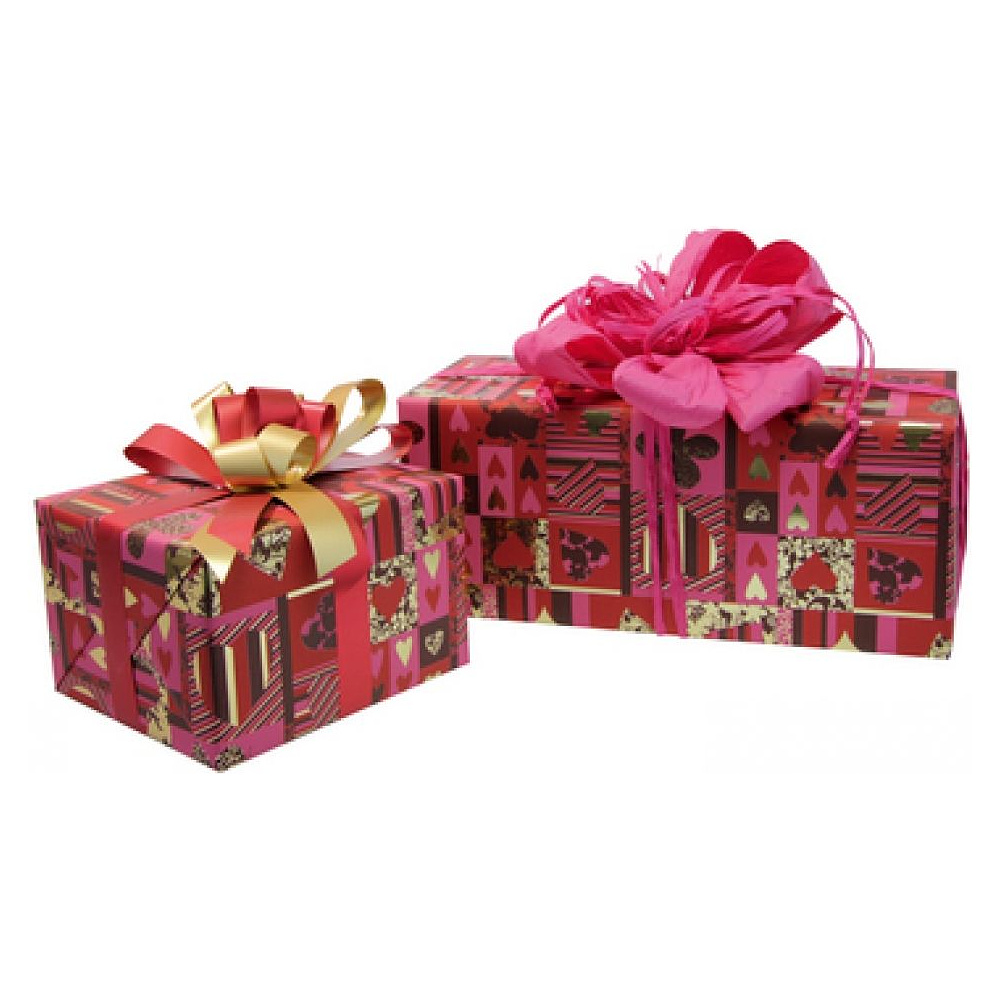 Бумага декоративная в рулоне "Premium. Love", 2x0.7 м, 80 г/м2, ассорти - 3