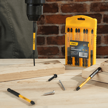 Бита ударная Deli YS EDL251100, 10 шт., PH2 x 100 мм - 7