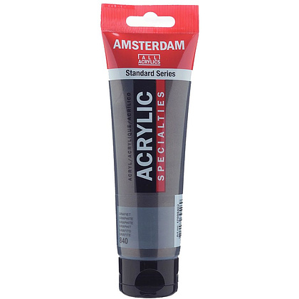 Краски акриловые "Amsterdam", 840 графитовый, 120 мл, туба