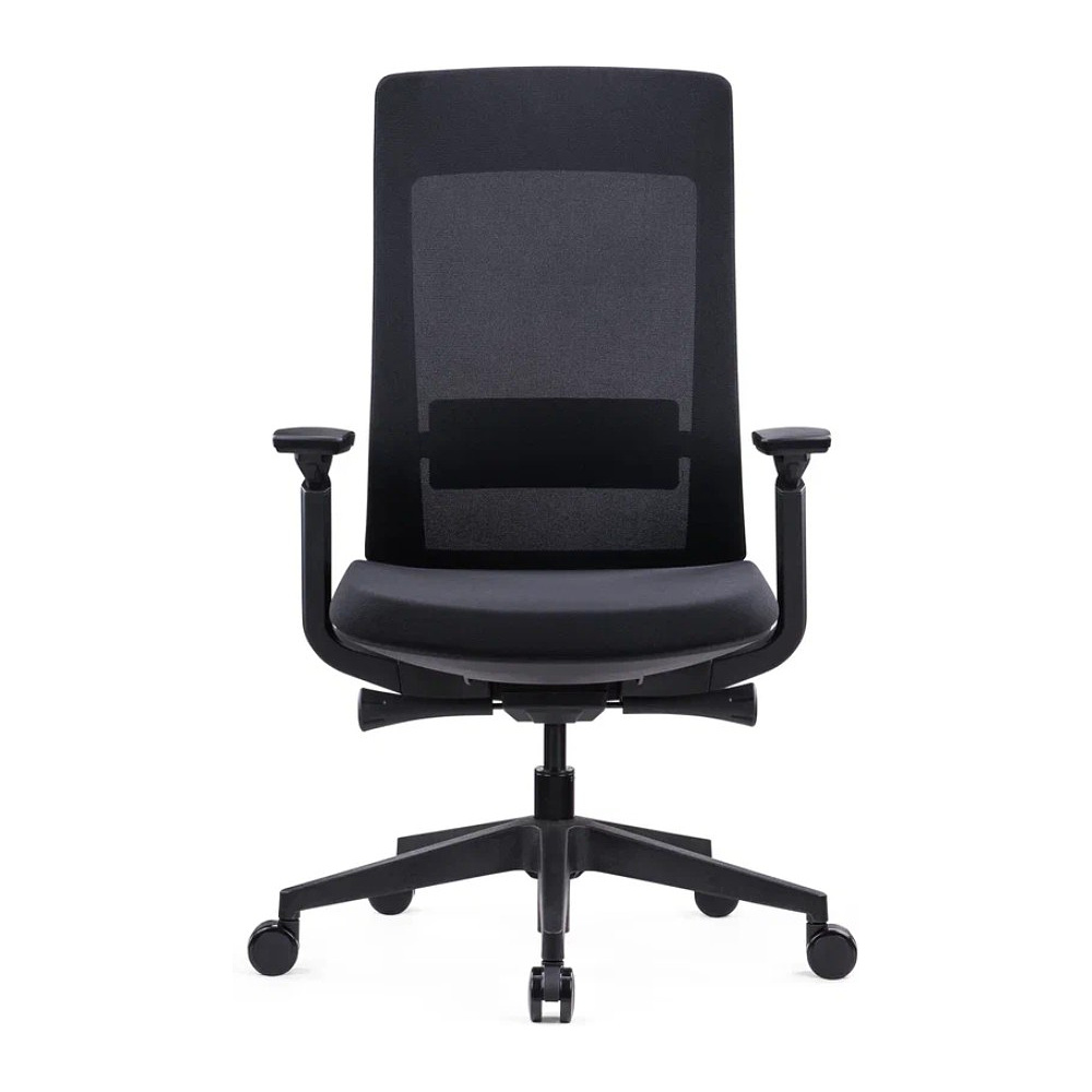 Кресло компьютерное SitZone E-VL002B, сетка, ткань, пластик, черный - 2