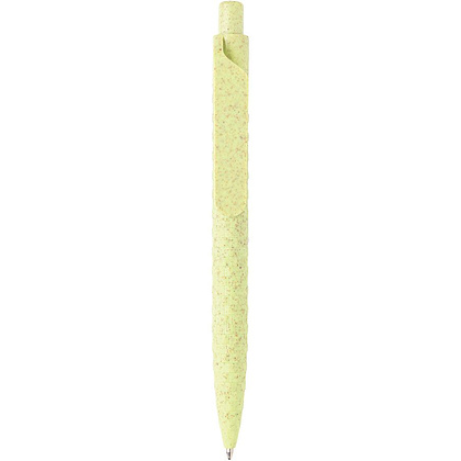 Ручка шариковая автоматическая "Wheat Straw", 1.0 мм, светло-зеленый, стерж. синий - 3
