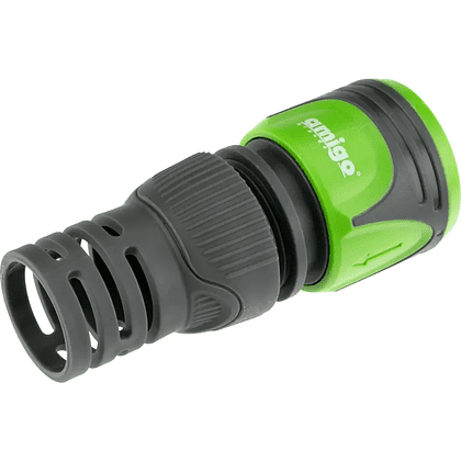 Коннектор Amigo Grande "79860", 1/2", пластик, серый, зеленый - 3